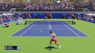 49 shots big rally  Federer practice with Dimitrov [upl. by Yasmine]