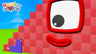 Numberblocks Step Squad Full Episodes 100 vs 600 MILLION BIGGEST  Learn to Count Big Numbers [upl. by Janka]