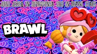 Juego Jessi en supervivencia solo en brawl stars [upl. by Atcliffe308]