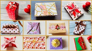 11 Stunning Gift Wrapping Ideas  DIY Christmas Gift Packing  Creative Gift Wraps giftwrap [upl. by Aitital]