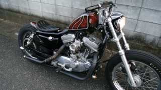 HD sportster XLH883 chopper custom [upl. by Norma]