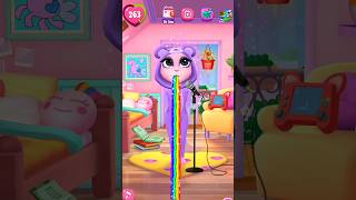 CATNAP 💜 singing with lights in the mouth 👄🤩 mytalkingangela2 trending viral shorts fyp gaming [upl. by Lillis535]