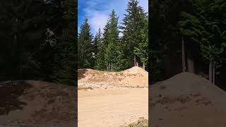 Sending Crabapple Hits 60 foot Jump on a 20 inch Bike mtb mtbbike [upl. by Sassan446]