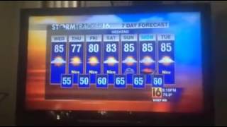 Did this local weatherman just let the Fbomb slip [upl. by Dhar]