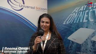 Reema Omari Universal Satcom  2nd Offshore Support Vessels Conference [upl. by Leavelle]