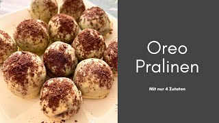 Oreo Pralinen  Mit nur 4 Zutaten  CookingDan [upl. by Hadias]