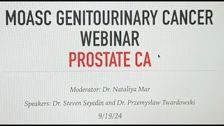 Genitourinary Cancer Webinar [upl. by Beckie525]