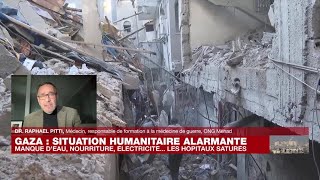 Gaza  quotIl y a nonassistance sur le plan international à population en danger de mortquot [upl. by Eyak]