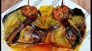 Islim Kebabi  Aubergine gefüllt mit Frikadelle  Frikadellen in Auberginen eingewickelt [upl. by Alled698]