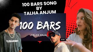 Talha Anjum  100 Bars  Reaction on Talha Anjum Diss Track TalhaAnjum [upl. by Lakym]