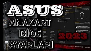 Asus Anakart 2023 Overclock Performans ve Bios Ayarları [upl. by Erine652]