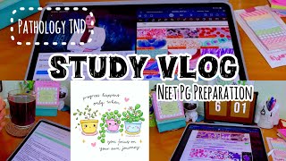 Pathology TND need to revise  Study Vlog 📖NEET PG Preparation 👩🏻‍⚕️ NEET PG 2025 btr studywithme [upl. by Halsey]