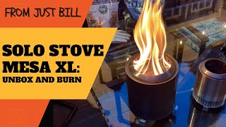 Solo Stove Mesa XL Unboxing and Burn and 25 off [upl. by Yojal]