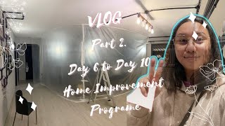 Part 2 Home Improvement Program Toilet Door and Gate Updates Cats Cup Noodle Room Change [upl. by Brinn]