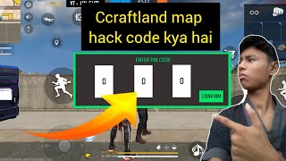 FreeFire Me 2vs2 Craftland Map Ka Hedshot Hack Code Kya hai ⁉️ craftland hack code✔️ craftland 🔑❓️ [upl. by Aihtebat]