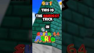 The Hardest Trick in Super Mario 64  Carpetless [upl. by Teteak184]