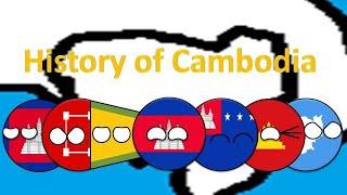 🇰🇭 History of Combodia in Countryballs [upl. by Dryden]