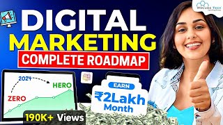 Digital Marketing Roadmap 2024 FASTEST Way to Learn Digital Marketing amp Get Job Full Guide [upl. by Vevina]