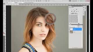 Tuto Photoshop  Unifier la couleur des cheveux [upl. by Deys325]