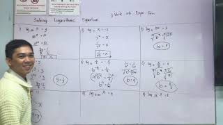 Solving logarithmic Equations [upl. by Yenettirb]