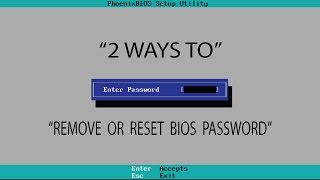 How to remove or reset bios password 100 working [upl. by Relyhs567]