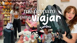 Asi me preparo para viajar  vamos al Tianguis ✨ organizacion libbysalinas ¡haciendo las maletas [upl. by Garvin314]