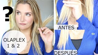 OLAPLEX REALMENTE FUNCIONA  ANTES Y DESPUÉS DEL TRATAMIENTO PROFESIONAL IN SPANISH [upl. by Hahnert]