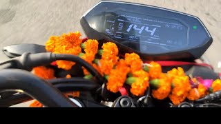 2024 Pulsar N250 Top Speed Test [upl. by Yoko]