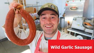 Venison Garlic Sausage How to Make Wild Garlic Sausage Recipe Included [upl. by Einnig896]