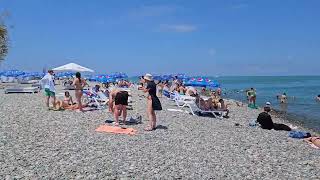 Batumi Beach Georgia 🏖🇬🇪 Батуми 4K [upl. by Pfeffer]