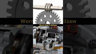 Saw Working  Worm Gear Drive designing 3dmodel cad saw cutter solidworks [upl. by Cecily]