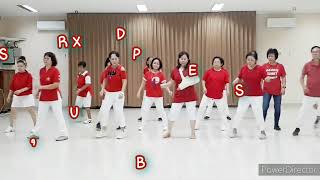 TIAN MI MI  Line Dance  WALKTHROUGH by Happy Dance Class [upl. by Irahc]