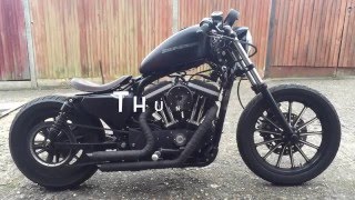 HARLEY DAVIDSON SPORTSTER 883 IRON 2011 BEFORE amp AFTER MODIFICATIONS [upl. by Lempres25]