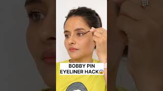 Eye liner Hack 😮 youtubeshorts eyeliner hack viralhacks tiktok shorts [upl. by Niwdla]