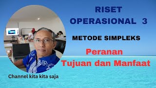 Konsep dasar Metode Simplek pada Riset Operasional kitakitasaja [upl. by Nyvlem87]