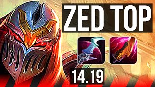 ZED vs YASUO TOP  1001 Legendary 600 games  EUW Master  1419 [upl. by Aztinaj]