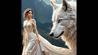 My Ivory DireWolf is beautifulDirewolveswolfwolvespetswolvesdogfypforyouforyoupagereelsai [upl. by Eliathas]