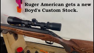 Ruger American Boyds Stock Installation [upl. by Nerral]