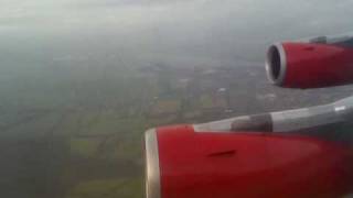 VIRGIN ATLANTIC UPPER CLASS VS11 TAKEOFF HEATHROW [upl. by Leonerd]