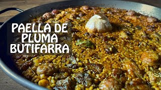 PAELLA DE CARNE quotPLUMA IBERICA Y BUTIFARRAquot [upl. by Isma]