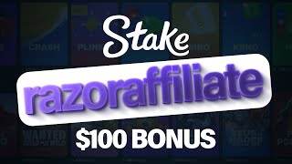 Stake Promo Code get to 1000 in bonus benefits [upl. by Ardnahs]