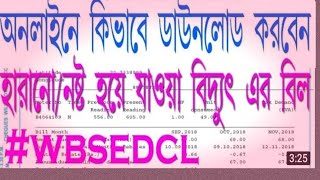 How To Check Electricity Bill Wbsedcl [upl. by Ameline548]