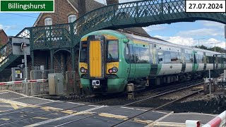 Billingshurst Station amp Level Crossing 27072024 [upl. by Charin]