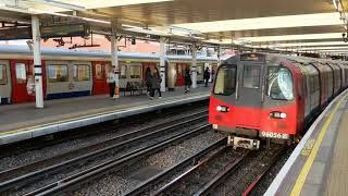 Finchley Road Station London Underground tube trains Jubilee amp Metropolitan northbound platform [upl. by Rizzo]