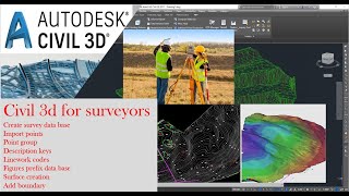 Civil 3d for surveyors how to process topographic survey data in civil 3d [upl. by Neelrac]