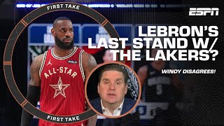 WINDY goes after Stephen As take This isnt LeBron or the Lakers last STAND  First Take [upl. by Aryt]