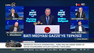 Murat Özer ile “Esas Mesele”  Türkiye’nin Gazze Diplomasisi  08 12 2023 [upl. by Dadinirt]