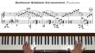 Beethoven Waldstein Sonata 3rd mvt Piano Tutorial Part 4 [upl. by Mharba270]