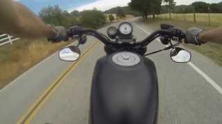 2012 HarleyDavidson XR1200 from the Riders Seat GoPro Hero 3 [upl. by Jotham676]