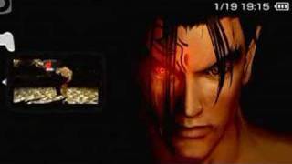 Tekken 3 custom PSP menu PS1 emulator [upl. by Ylrebmit]